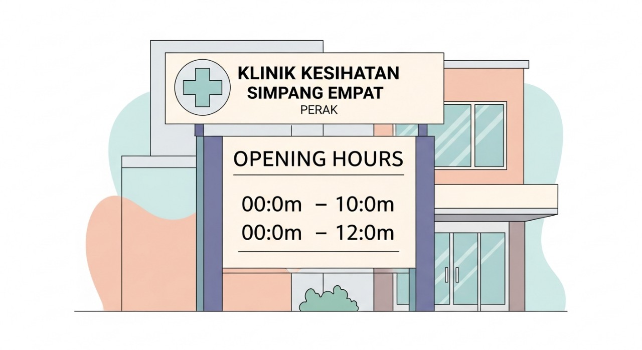 masa operasi klinik kesihatan simpang empat perak