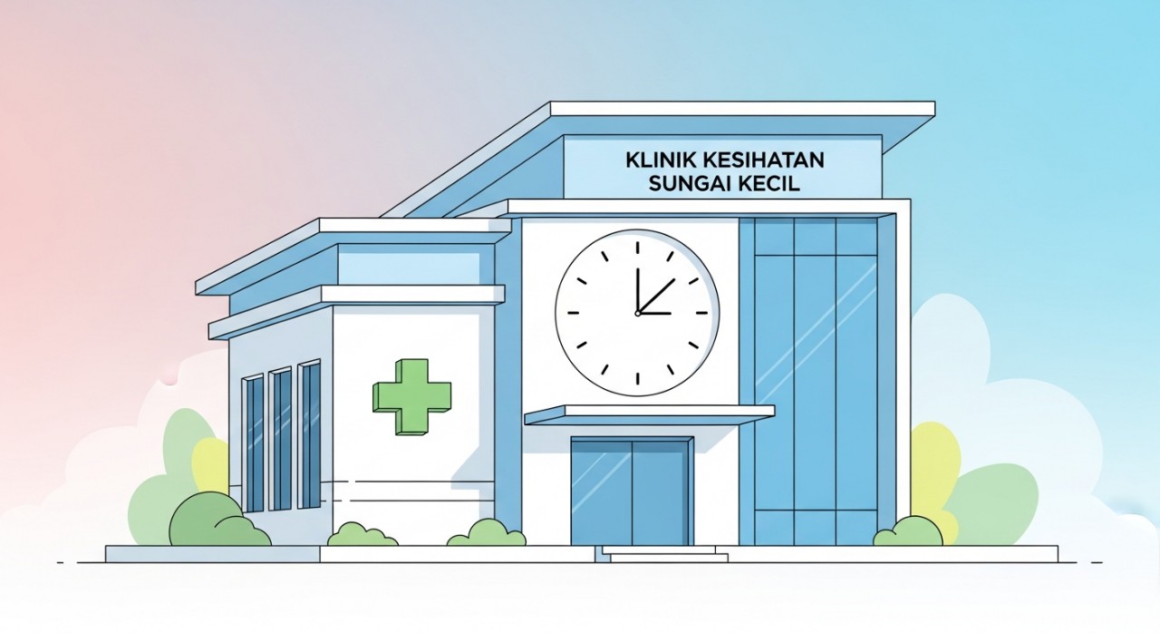 masa operasi klinik kesihatan sungai kecil