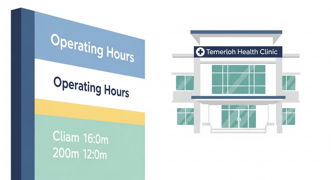 masa operasi klinik kesihatan temerloh