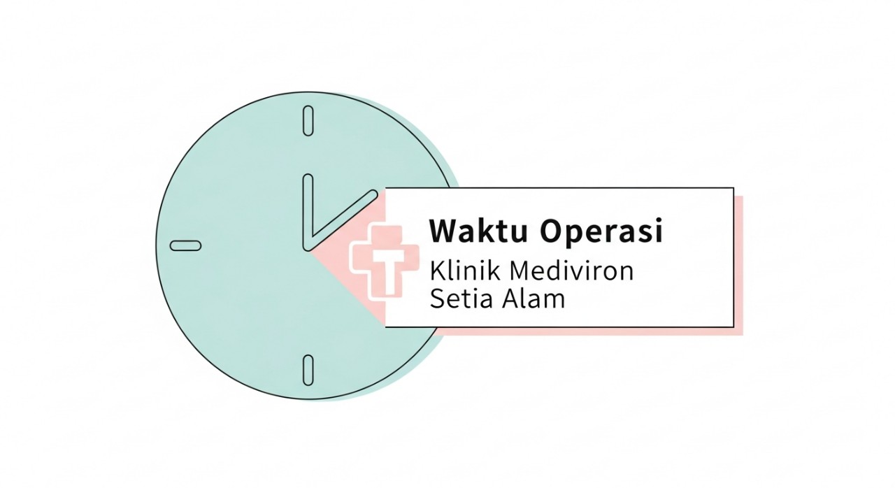 masa operasi klinik mediviron setia alam