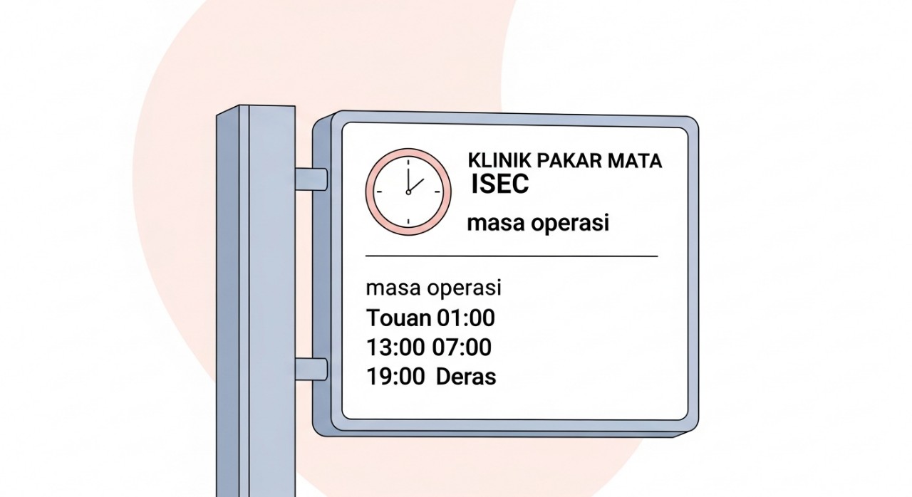 masa operasi klinik pakar mata isec sibu