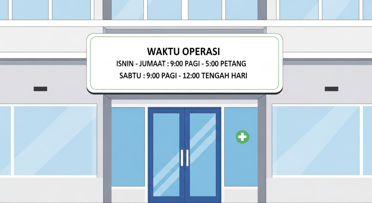 masa operasi klinik penawar taman universiti