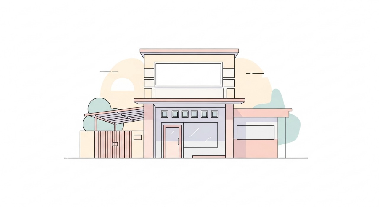 Masa Operasi Klinik Desa Bum Bum 2026: Jadual Terkini 1 Bangunan hadapan klinik desa yang kecil dan kemas dengan papan tanda di hadapan.