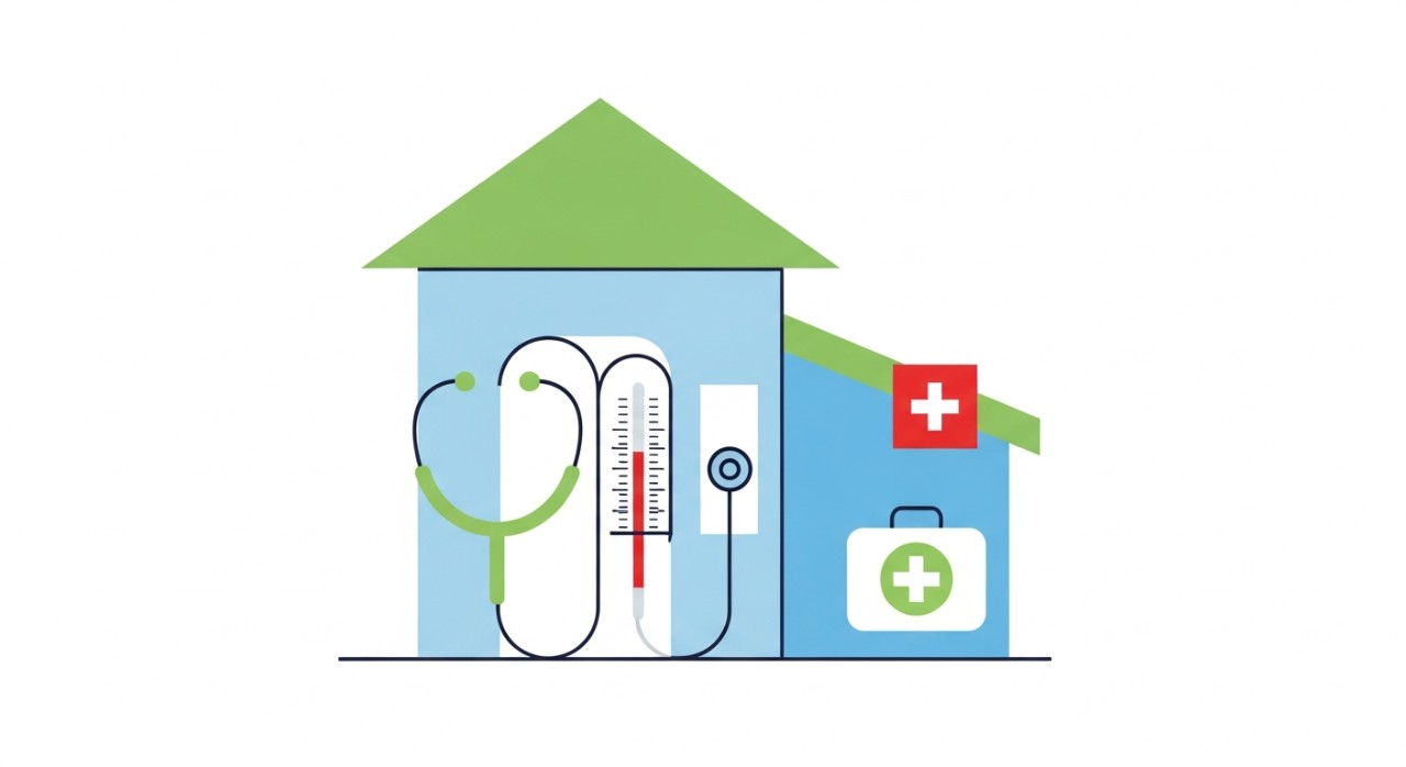 Masa Operasi Klinik Desa Mengkuang Terkini 2026: Jadual Rasmi 2 Seorang jururawat berbual dengan seorang pesakit di dalam bilik pemeriksaan, menggambarkan perkhidmatan asas kesihatan