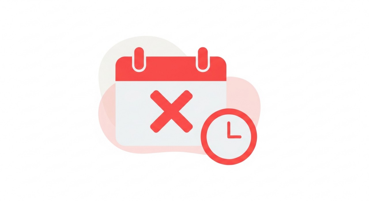 Ikon kalendar yang ditandakan dengan simbol cuti umum atau hari tidak beroperasi.