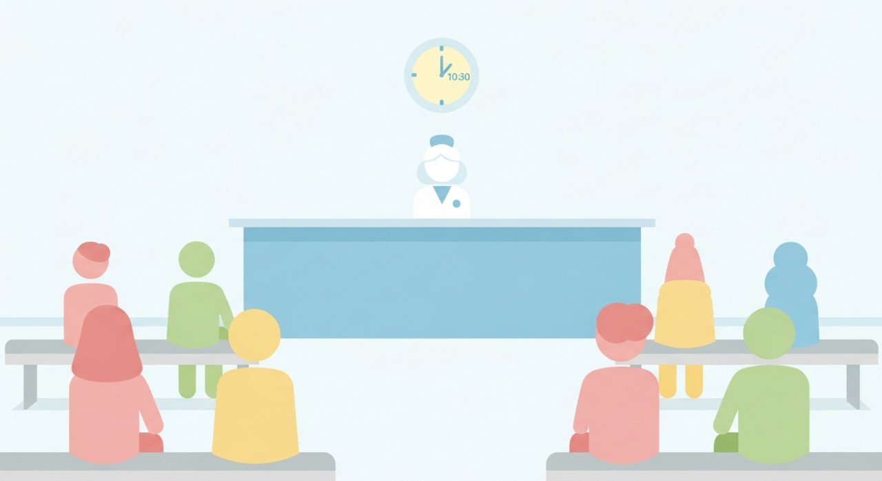 Masa Operasi Hospital Sipitang Terkini 2026: Panduan Lengkap 1 Beberapa pesakit sedang duduk menunggu giliran di kaunter pendaftaran hospital.