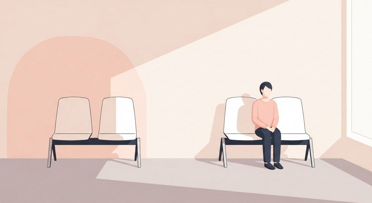 Masa Operasi Klinik Desa Bum Bum 2026: Jadual Terkini 2 Beberapa orang pesakit sedang duduk menunggu di ruang menunggu klinik yang bersih.