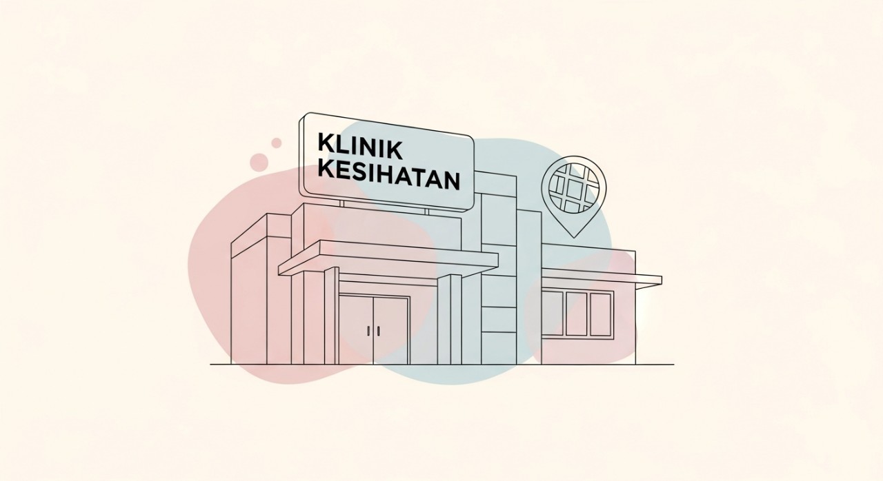 Papan tanda atau bangunan Klinik Kesihatan Jerteh yang mudah dikenali.