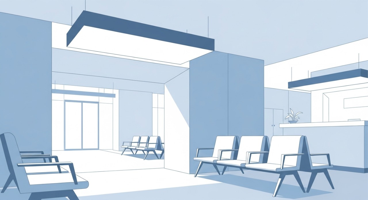 Masa Operasi Klinik Pergigian UTC Pudu Terkini 2026 1 Pemandangan ruang menunggu yang bersih dan kemas di dalam klinik pergigian.