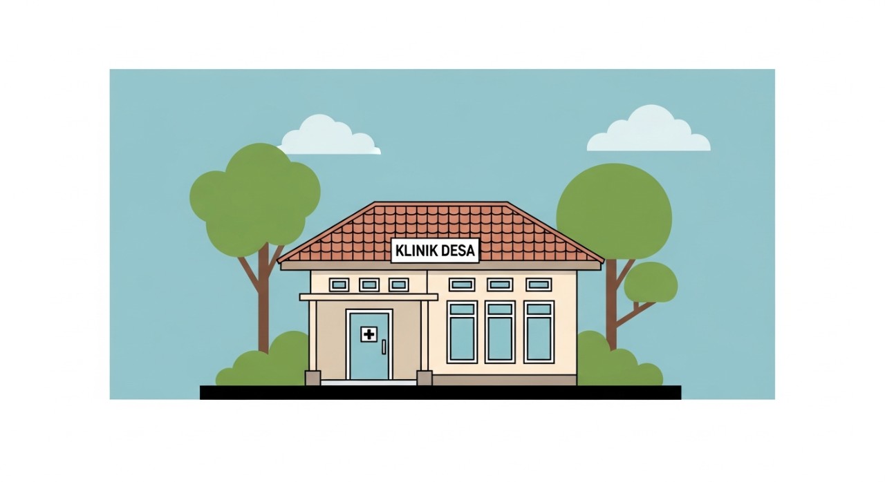 Masa Operasi Klinik Desa Kubu Gajah 2026: Jadual Terkini 1 Bangunan kecil klinik desa yang dikelilingi kehijauan dan suasana damai.