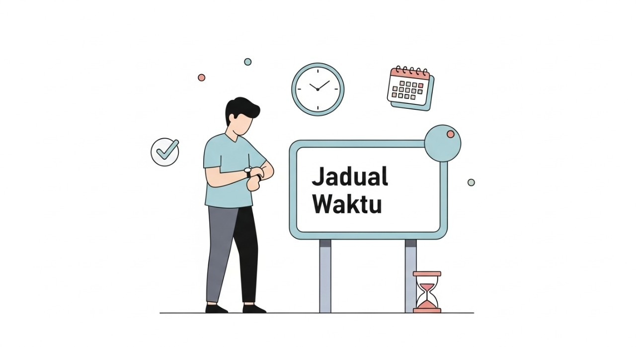 Masa Operasi Klinik Komuniti PPR Seri Pantai 2026 (Jadual Terkini) 1 Seorang individu sedang melihat jadual waktu perkhidmatan pada jam tangan atau telefon bimbit di kawasan klinik.